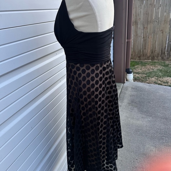 Connected Apparel Elegant Black Halter Dress size 8 - Picture 4 of 7